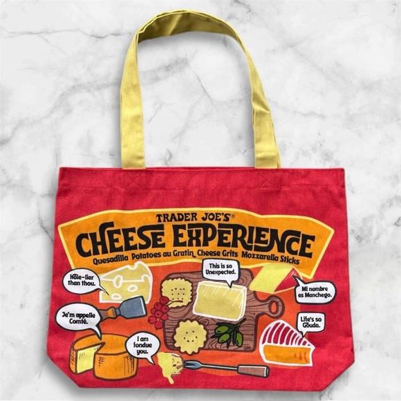 🆕Trader Joe’s Cheese-Themed Tote Bag - Picture 2 of 12
